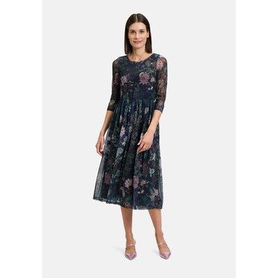 Robe maxi longueur à imprimé à fleurs VERA MONT