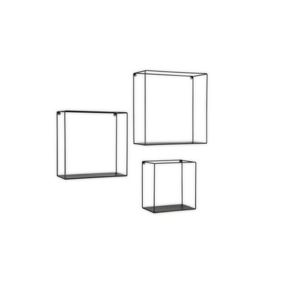 Lot de trois étagère murale design Anita BOITE A DESIGN