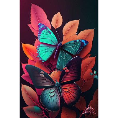 Tableau Mural Papillons Fantaisie NATURE ÉVASION CEANOTHE