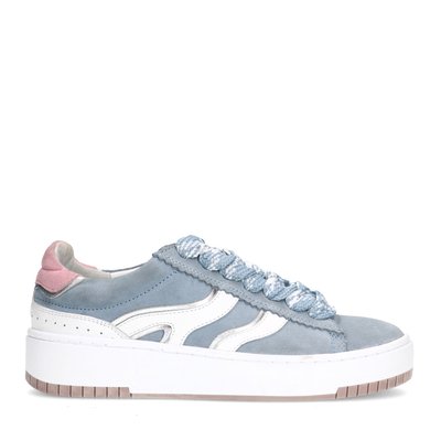 Baskets en daim avec détails blancs SACHA