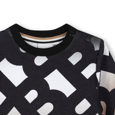 Sweat-shirt tricolore imprimé BOSS KIDSWEAR