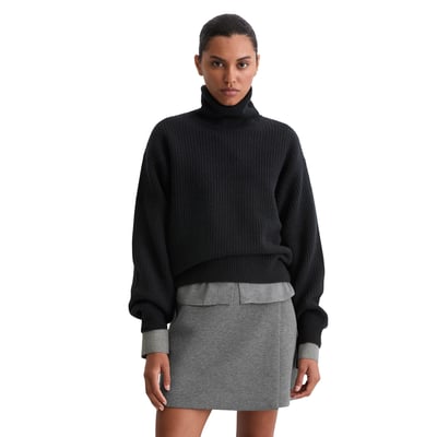 Pull en maille relaxed en mélange moelleux de laine mérinos MARC O'POLO