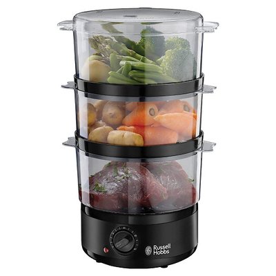 Kitchen Collection 3-Tier Compact Food Steamer - 26530 RUSSELL HOBBS