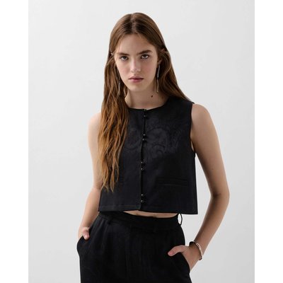 Gilet cropped jacquard SCALPERS