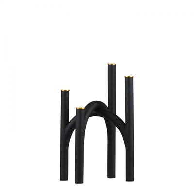 Bougeoir en acier Angui h 34cm AYTM