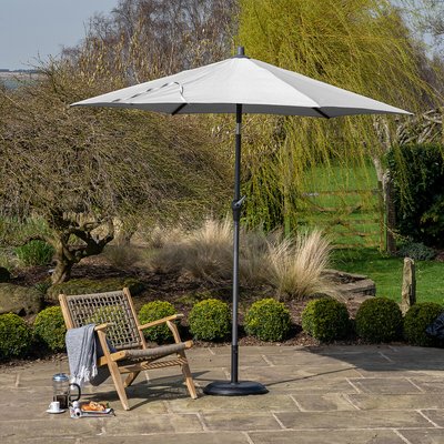 Riva Round Aluminium Garden Parasol 3m SO'HOME