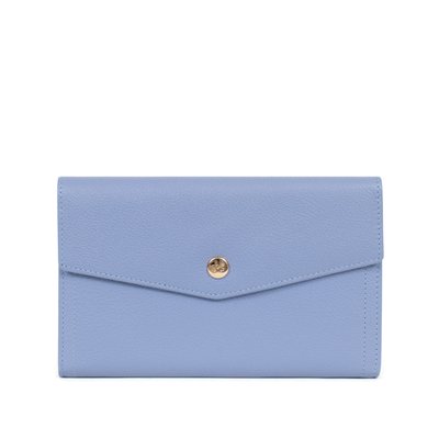 Compagnon de voyage  2 volets  Stop RFID  Cuir de vachette LUNA HEXAGONA