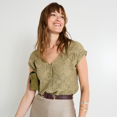 T-shirt col V GRAIN DE MALICE