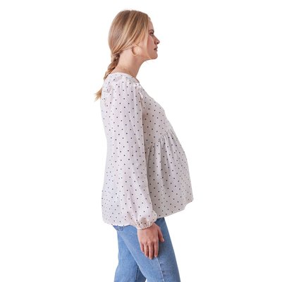 Blouse de grossesse et d'allaitement imprimé pois VERTBAUDET