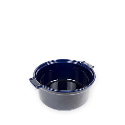 Appolia Moule à soufflé en céramique, bleu, diamètre 22 cm - 8,6", 4 à 6 personnes, 24,4L - 2,2QT PEUGEOT