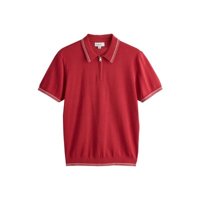 Polo manches courtes à col zippé n. premium NEXT