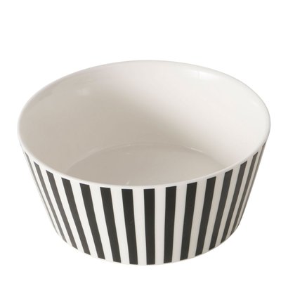 Bol en céramique blanche et noire 14.5x14.5x6cm WADIGA