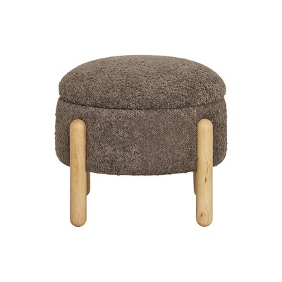Pouf en Tissu bouclette  - ROSIE LISA DESIGN