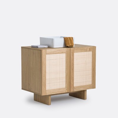 Meuble sous vasque cannage L90 cm, Arty LA REDOUTE INTERIEURS