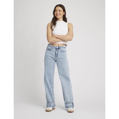 Jean wide leg à revers BZB