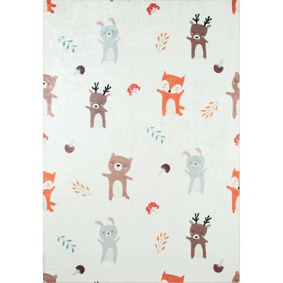 Tapis enfants imprimé, Happy Animaux RECOLLECTION