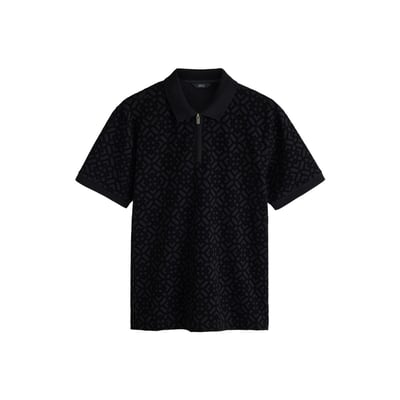 Polo habillé à motif jacquard NEXT
