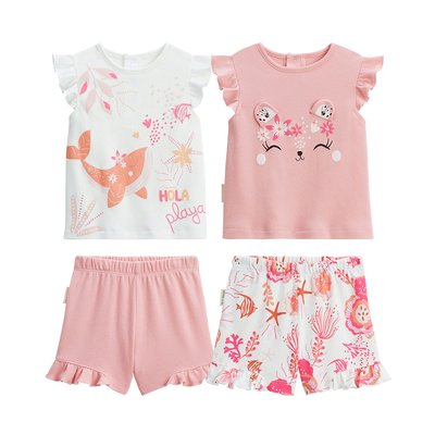 Lot de 2 pyjamas enfant manches courtes Bahamas PETIT BEGUIN