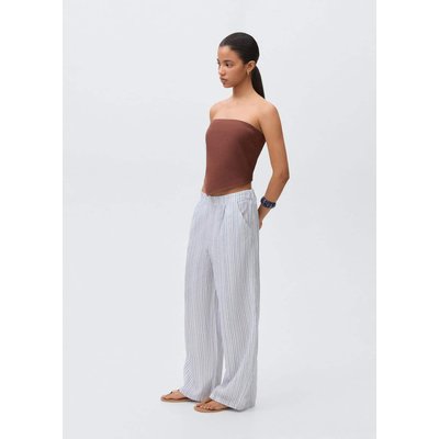 Pantalon coton à rayures MANGO TEEN