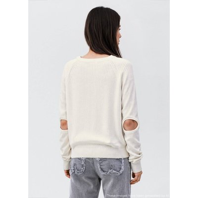 Pull-over maille ouvertures MANGO TEEN