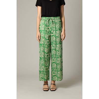 Pantalon femme bohème en viscose avec taille élastiquée OTISSA DEELUXE