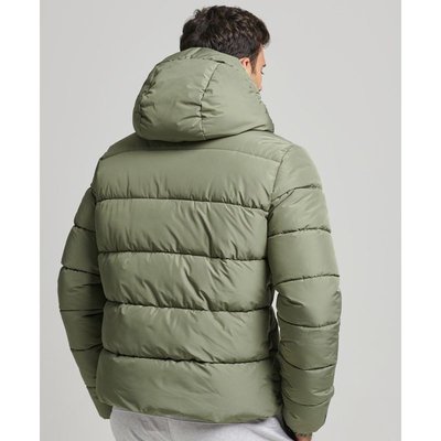Doudoune zippé à capuche Sports Puffer SUPERDRY
