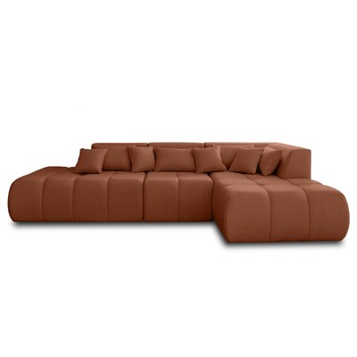 Canapé d'Angle droit en Tissu 5 places - CARACAS LISA DESIGN
