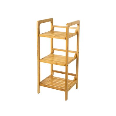Étagère Salle de Bain Bambou 3 Étages WADIGA