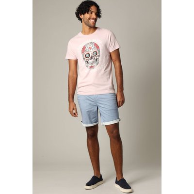 T-shirt manches courtes en coton au style unique CRANEO DEELUXE