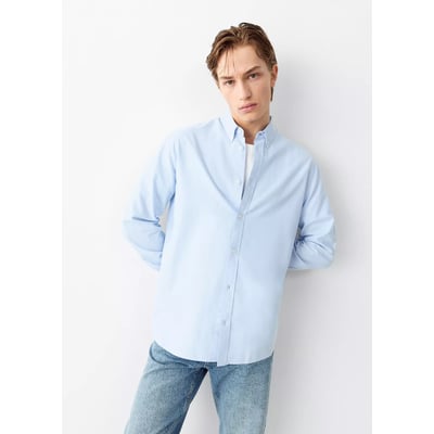 Chemise oxford en coton MANGO TEEN