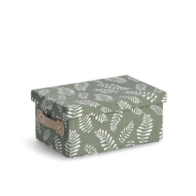Boîte rangement tissu imprimé ZELLER PRESENT