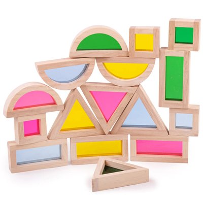 Set de 16 blocs sensoriels naturels BIGJIGS