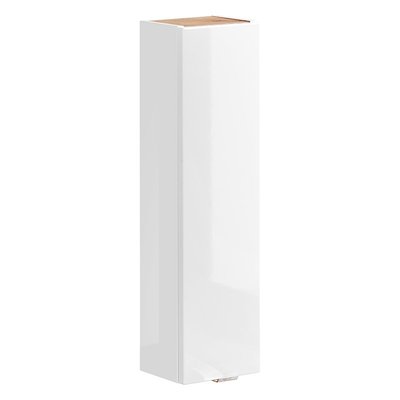 Meuble rangement haut faible profondeur pour salle de bain CAPRI WHITE STELLAMEUBLES