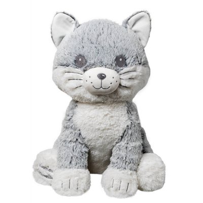 Peluche géante Chat Moustache 50cm - Made in France PIOUPIOU ET MERVEILLES