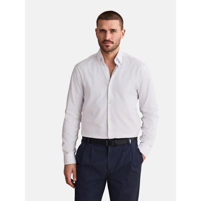 Chemise oxford habillée en coton col boutonné signature NEXT