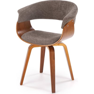 Chaise en bois courbé et tissu REBTES RECOLLECTION