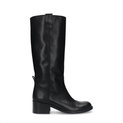 Bottes hautes à talon en daim SACHA