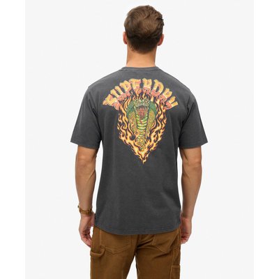 T-shirt ample à motif Biker Rock SUPERDRY