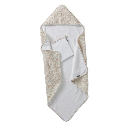 Cape de bain avec gaze de coton + gant BABYLON VERTBAUDET