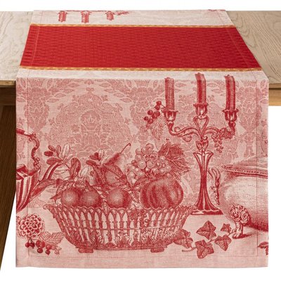 Chemin De Table en Coton  FESTIN LE JACQUARD FRANCAIS