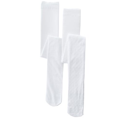 Lot de 2 collants fantaisie VERTBAUDET