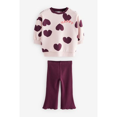 Legging évasé et sweat, ensemble NEXT