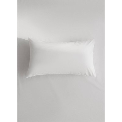 Taie d’oreiller berceau percale de coton détail surjeté MANGO HOME
