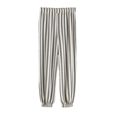 Pantalon barrel aspect maille NEXT
