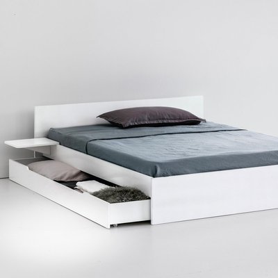 Lit avec sommier, tiroir et tablettes, Crawley LA REDOUTE INTERIEURS