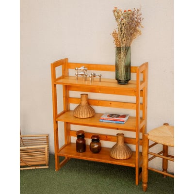 Étagère en bois massif pliable Isabelle N°303 - Bon état DEBONGOUT