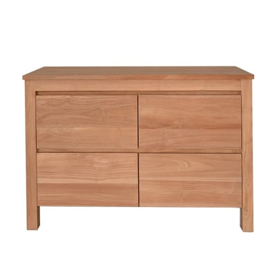 Meuble sous vasque en teck massif 140 cm - VAREDO WILDWATER