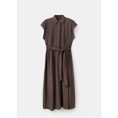 Robe chemisier ceinture MANGO