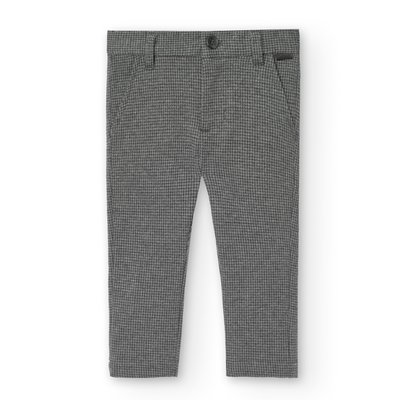 Pantalon de costume pied-de-poule BOBOLI