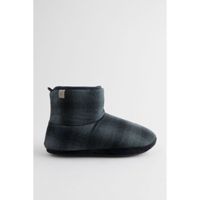 Chaussons bottines fourrés aux carreaux NEXT